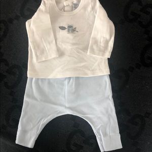 Adorable Petit Bateau matching pants and shirt